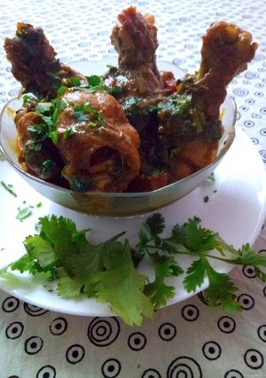 A picture of Dhanery murg.