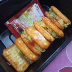 Instant snacks tuc sandwich A picture of Instant snacks tuc sandwich.