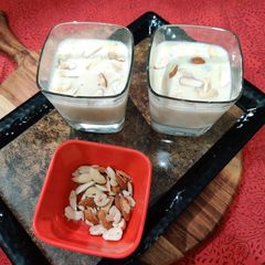 A picture of Makhana Rice Phirni.