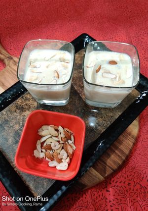 A picture of Makhana Rice Phirni.