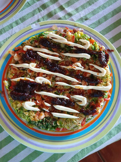 Una foto de Okonomiyaki