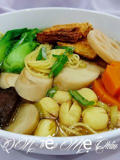 Hình của món Mì Tiềm chay.