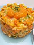 Verduras al vapor con romesco