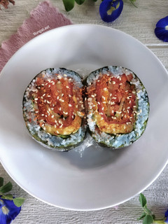 Foto resep Sushi Sandwich dengan Nasi Biru