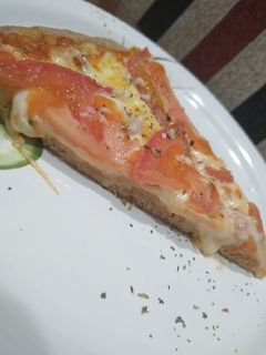 Una foto de Pizza de harina integral. Súper fácil