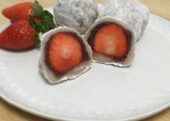 How to Recipe Yummy Strawberry Daifuku