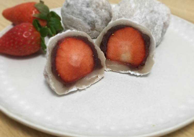 Easiest Way to Prepare Tasty Strawberry Daifuku