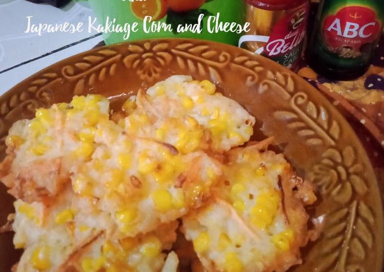 Resep Bakwan Jagung Keju aka Japanese Kakiage Corn and Cheese Anti Gagal