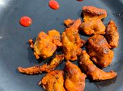 A picture of leftover brinjal