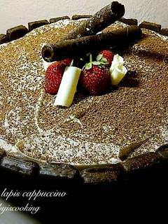 Foto resep Cake truffle lapis cappuccino
