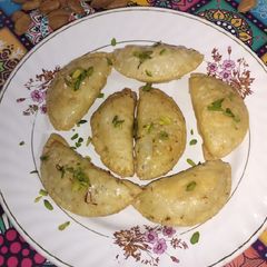 A picture of Surprise bite (Maida/dry fruits).