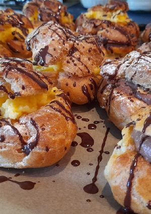 Képviselőfánk csokis/vaníliás recept fotója