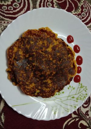 A picture of Handvo.