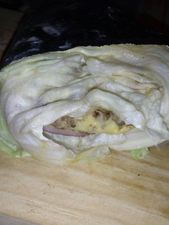 Una foto de Hamburguesa light sin pan