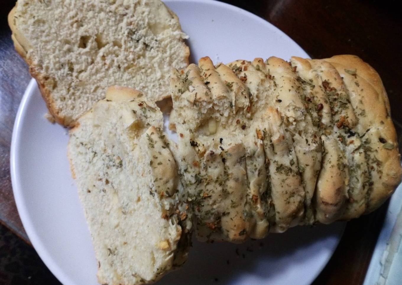 Pan 🍞 saborizados con ajo y perejil