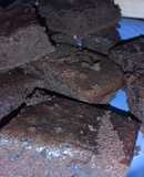 Brownie de chocolate con leche condensada