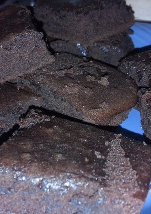 Una foto de Brownie de chocolate con leche condensada