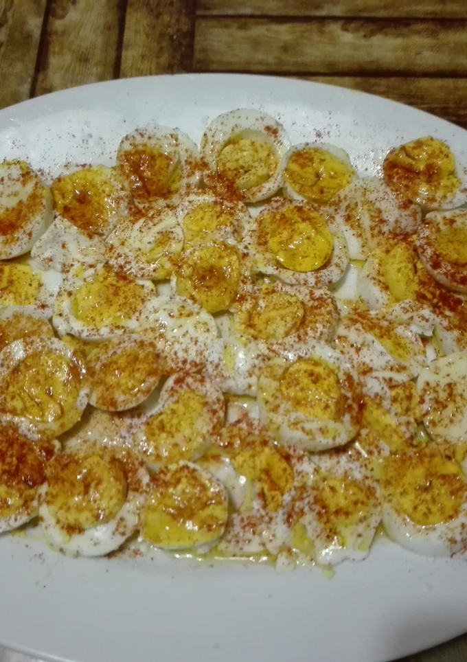 Una foto de Huevos a la gallega