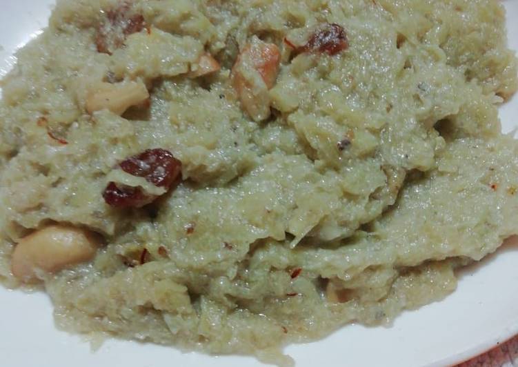 Recipe: Delicious Lauki halwa
