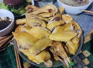 Hình của món Gà luộc.