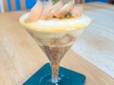免烤糖漬水蜜桃百香果乳酪蛋糕杯
