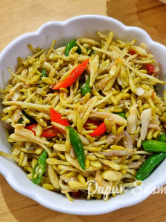 Foto resep Tumis Bunga Pepaya Teri (Anti Pahit)