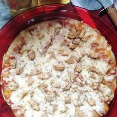 CHICKEN CHEESE PIZZA 🍕💖 A picture of CHICKEN CHEESE PIZZA 🍕💖.