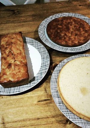 Una foto de Budín de Manzanas