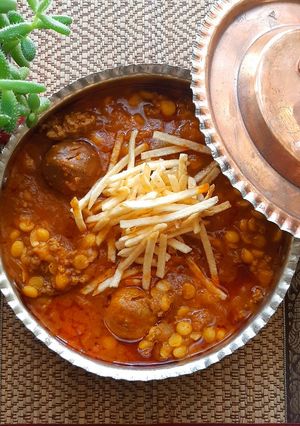 عکسی از دستور خورش قیمه بروجردی