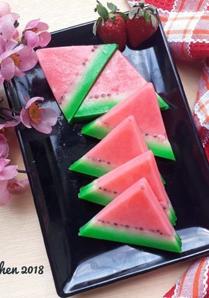 Foto resep Puding semangka