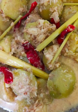 Foto resep Terong Gagape (Terong masak serundeng)