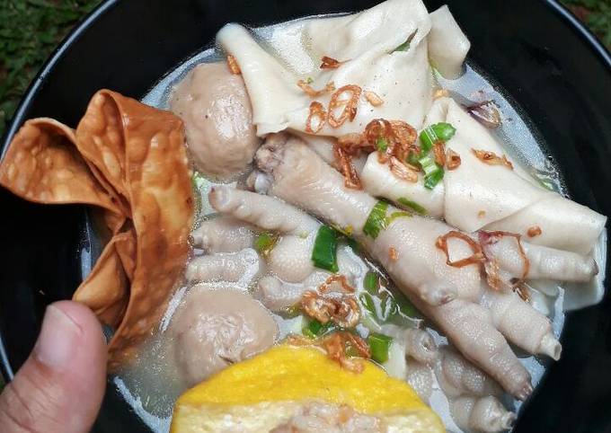 Resep Bakso Pangsit Ceker Oleh Nurtsani Liliana Cookpad