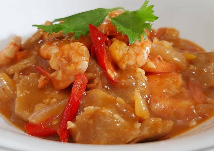 Resep Udang asem manis simple dan endeees 😘 yang Sempurna