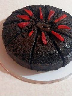 عکسی از دستور کیک خیس شکلاتی کافی شاپی🍫