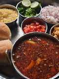 Spicy misal pav