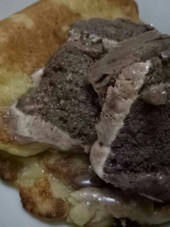 Foto resep Banana Pancake Es krim
