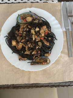 Una foto de Spaghetti Nero di seppia