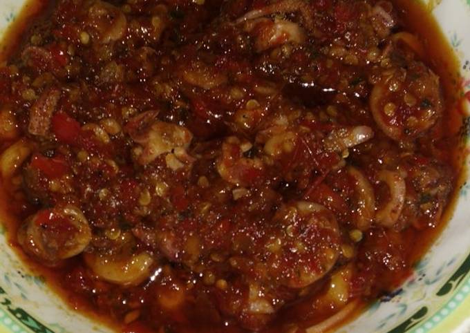 Sambal cumi asin