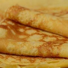 Orange flavoured crepes A picture of Orange flavoured crepes.
