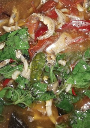 Foto resep Tumis teri daun kemangi