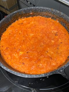 Una foto de Sopas de ajo en sartén