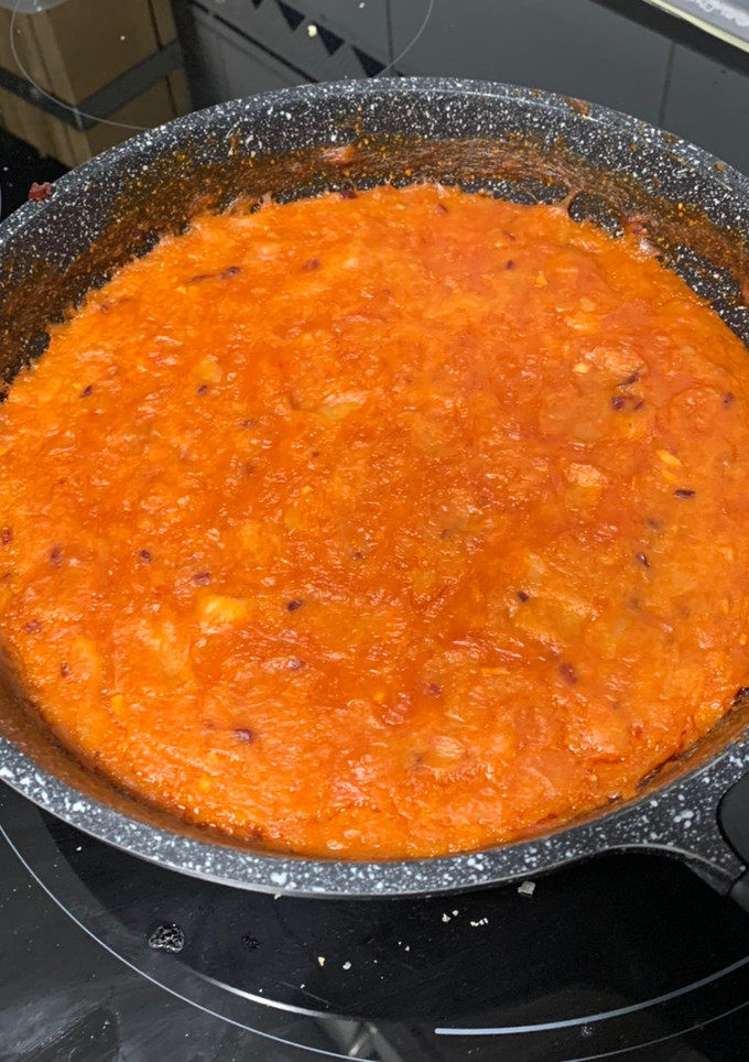 Una foto de Sopas de ajo en sartén