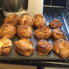A picture of Yorkshire puddings.
