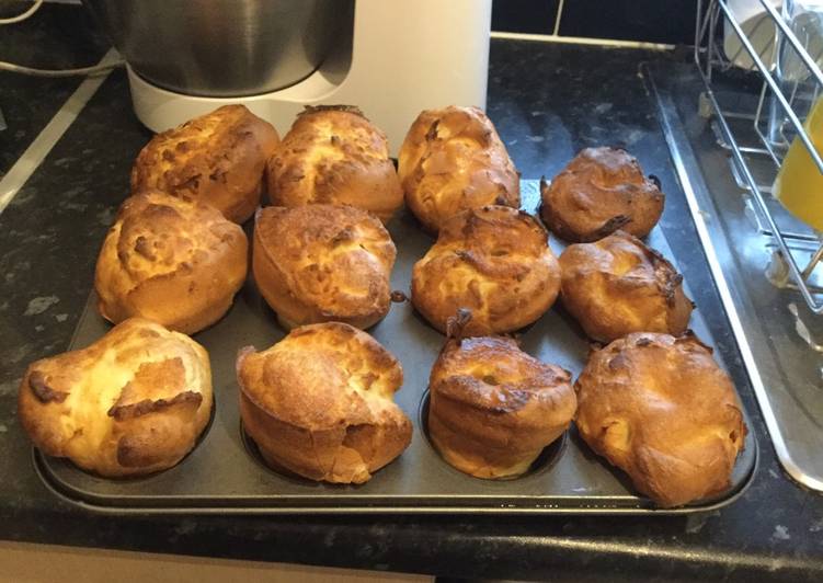 Steps to Prepare Homemade Yorkshire puddings