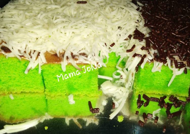 Bolu Pandan Coklat Keju