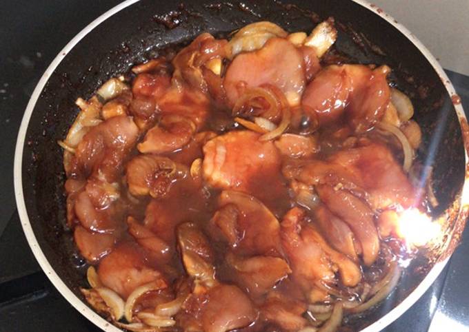 Chicken Teriyaki tanpa bahan pengawet