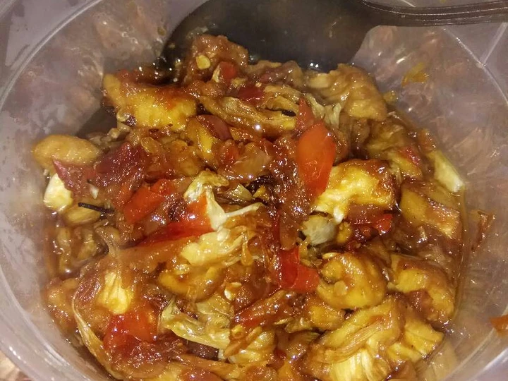 Cara Mudah Membuat Resep Sambal goreng manday (kulit cempedak) yang Enak Banget Anti Ribet, Menggugah Selera