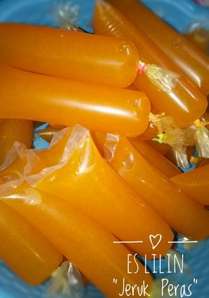 Foto resep Es Lilin "Jeruk Peras"