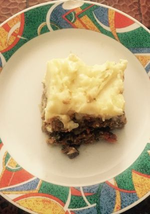 Una foto de Pastel de papa vegetariano