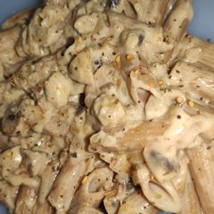 A picture of White Sauce Pasta (Whole wheat).
